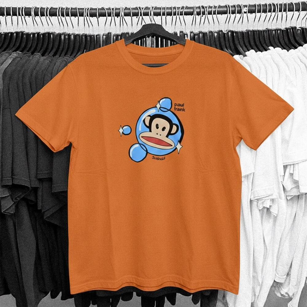 Orange Paul Frank Monkey T-Shirt